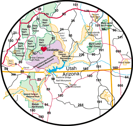 Map of the Grand Circle